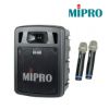 圖片 【MIPRO】MA-300D/ACT-58H 5.8G最新二代藍芽/USB鋰電池手提式無線擴音機(1領夾式麥克風+1手握麥克風)