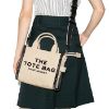 圖片 MJ MARC JACOBS帆布 提花迷你MINI TOTE手提袋/托特包 米白色M0017025263