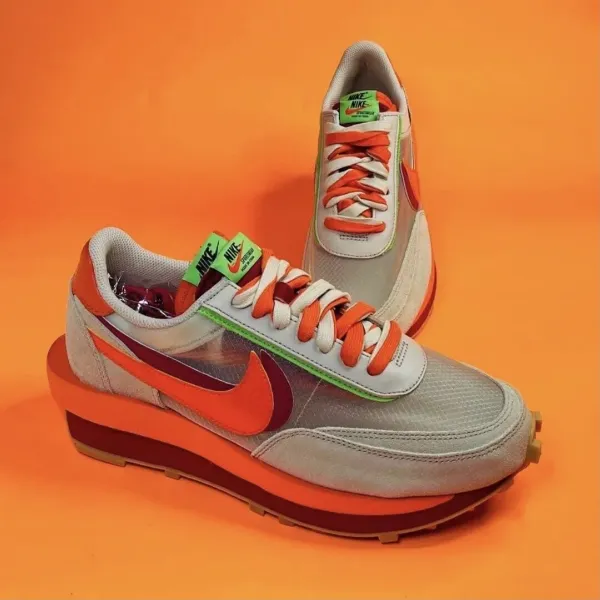 Clot x Sacai x Nike LDWaffle Orange Blaze DH1347-100