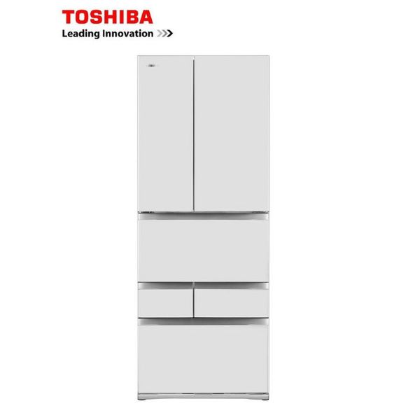 圖片 TOSHIBA 東芝 509L無邊框玻璃六門變頻電冰箱GR-ZP510TFW(UW) 開放式雙冷卻循環保鮮室