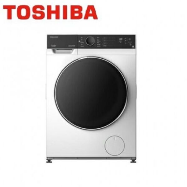 圖片 TOSHIBA 東芝 12公斤變頻溫水洗脫烘滾筒洗衣機(TWD-BJ130M4G) 沖浪洗淨 極智淨化