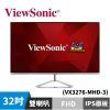 圖片 ViewSonic VX3276-MHD-3 超薄美型螢幕(32型/FHD/HDMI/喇叭/IPS)