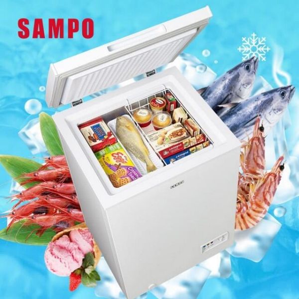 圖片 SAMPO聲寶 98L SRF-102 冷凍櫃 上掀式 冷凍庫/冰箱/冰櫃 防凝露設計