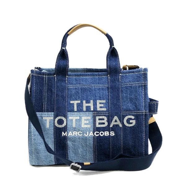 圖片 MJ MARC JACOBS牛仔布 THE TOTE 中號 手提袋/托特包 丹寧牛仔藍色 H017M06FA21422