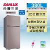 圖片 SANLUX台灣三洋 一級能效380公升雙門變頻冰箱SR-C380BV1B