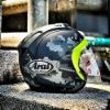 圖片 ARAI VZ-RAM MIMETIC 數位迷彩 頂級 3/4 半罩 安全帽 VZ RAM