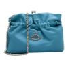 圖片 Vivienne Westwood EVA 小號 皮革手拿包/斜背包 藍色  4402009A/L001LK407