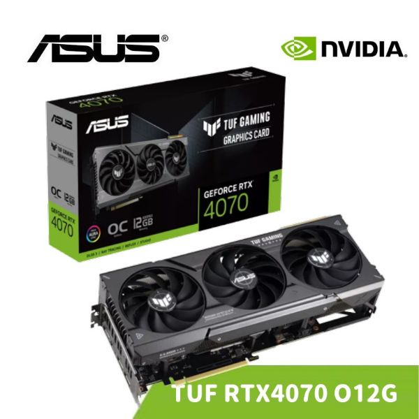 圖片 ASUS 華碩 TUF-RTX4070-O12G-GAMING 顯示卡