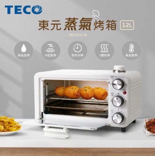 圖片 TECO 東元12L蒸氣烤箱 YB1201CB