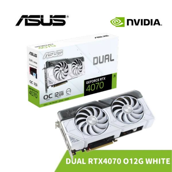 圖片 ASUS 華碩 DUAL-RTX4070-O12G-WHITE 顯示卡