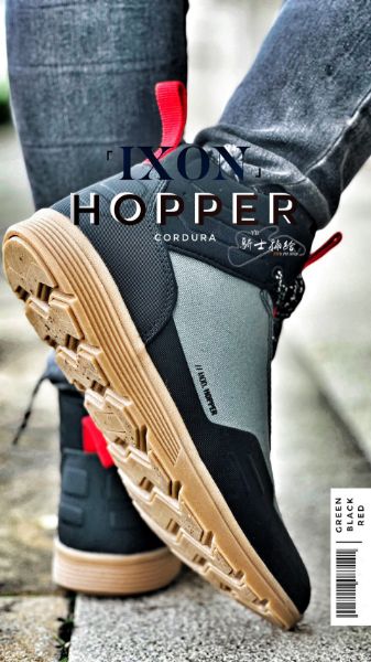 圖片 IXON HOPPER 墨綠 運動 短車靴 防摔 兩色 Cordura 代理公司貨 法國