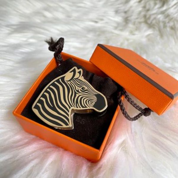 圖片 Chanel 斑馬絲巾環🦓