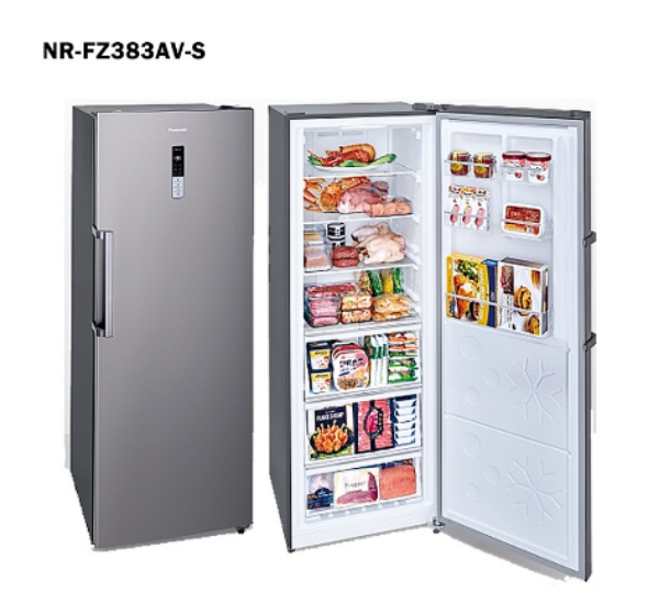 圖片 Panasonic國際牌 NR-FZ383AV-S 380公升變頻直立式冷凍櫃
