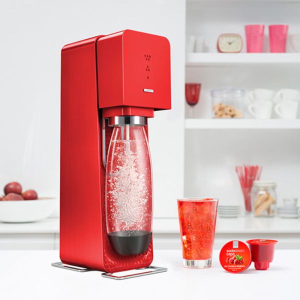 圖片 [送專用水瓶1入+運動瓶蓋] 英國 Sodastream Source Plastic氣泡水機-紅《WUZ屋子》Z-71-37010119RD