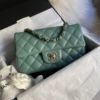 圖片 Chanel 22s莫蘭迪綠金羊皮mini cf