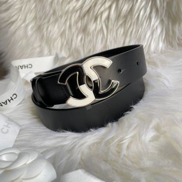 圖片 Chanel 23c 黑白馬賽克腰帶