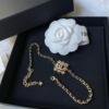 圖片 Chanel 23a 編織小花水鑽choker