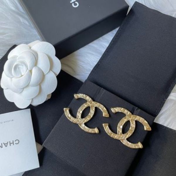 圖片 Chanel 23a 雙c耳針