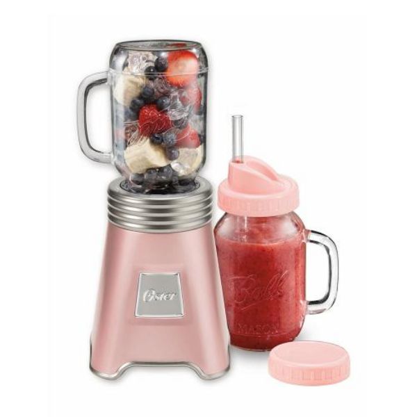圖片 美國OSTER Ball Mason Jar隨鮮瓶果汁機-玫瑰金〈有點厲害-零卡分期〉Z-165-BLSTMM-AA2