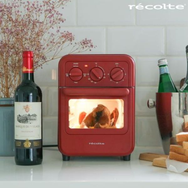 圖片 日本recolte 麗克特 Air Oven Toaster 氣炸烤箱-經典紅〈有點厲害-零卡分期〉Z-162-RFT-1-R