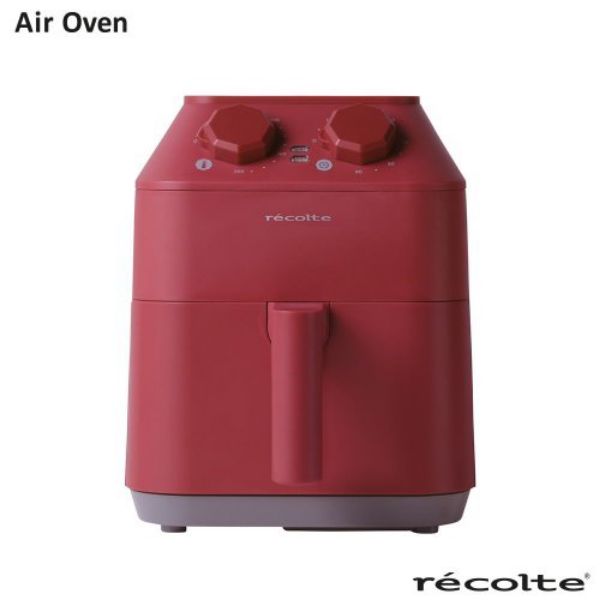 日本recolte 麗克特 Air Oven 氣炸鍋-經典紅〈有點厲害-零卡分期〉Z-162-RAO-1-R