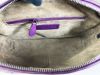 圖片 ＊奢華大道國際精品＊【BV218】BV紫色小羊皮編織貝殼斜背包