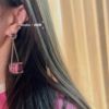 圖片 Chanel 22s立體骰子耳釘