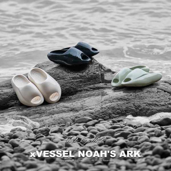 圖片 NICEDAY 代購 Xvessel Noah's Ark 諾亞方舟 防水拖鞋 米白 男女尺寸