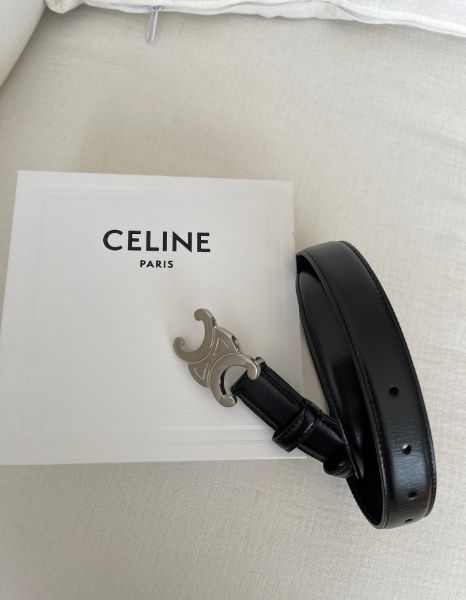 圖片 Celine 中性款平滑小牛皮凱旋門2.5寬腰帶 95/100 公分