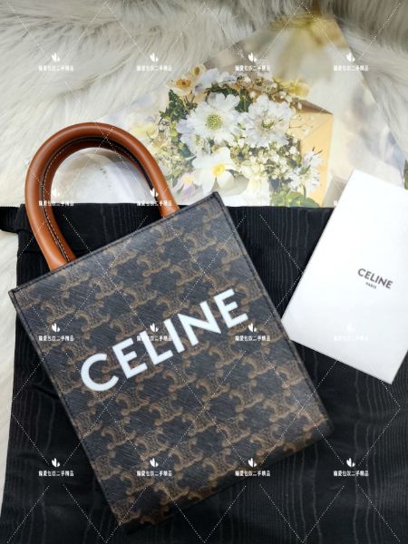 圖片 CELINE mini 直式 老花 琴譜包