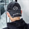 【APAIR】預購 Balenciaga 21FW Destroyed Piercing Cap 水洗破壞鉚釘老帽