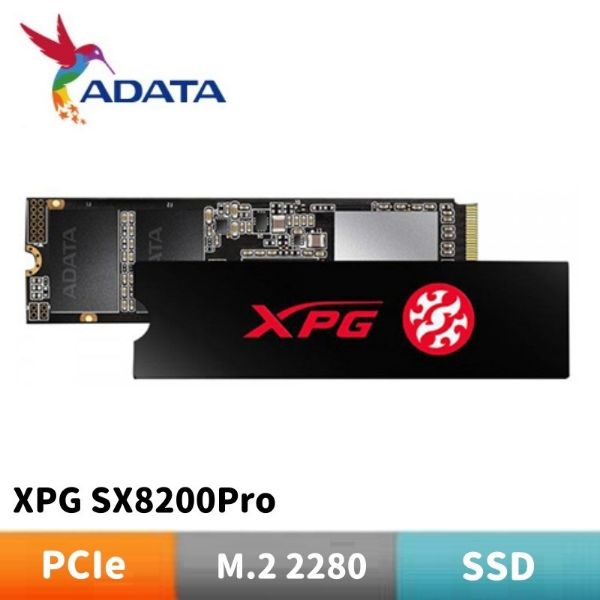 圖片 ADATA 威剛 XPG SX8200Pro M.2 2280 PCIe SSD固態硬碟