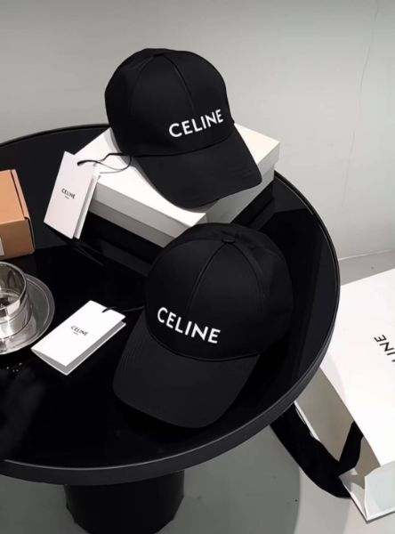 圖片 【CELINE】LOGO字母棒球帽 黑色