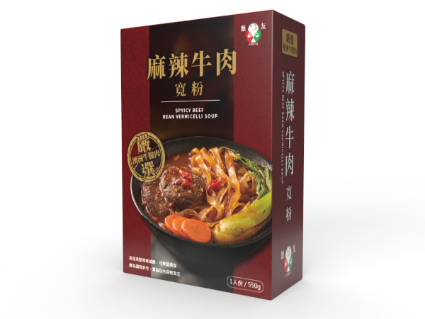 圖片 麻辣牛肉寬粉 550g/盒