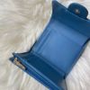 圖片 Chanel 藍金荔枝mini短夾