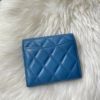圖片 Chanel 藍金荔枝mini短夾