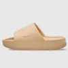 iSNEAKERS 現貨 NIKE CALM SLIDE 奶茶色麵包拖鞋 DX4816-200