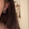 圖片 Chanel 23a 大理石紋耳釘