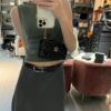 圖片 Chanel 22b 黑金編織水鑽腰帶