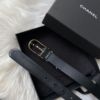 圖片 Chanel 22b 黑金編織水鑽腰帶