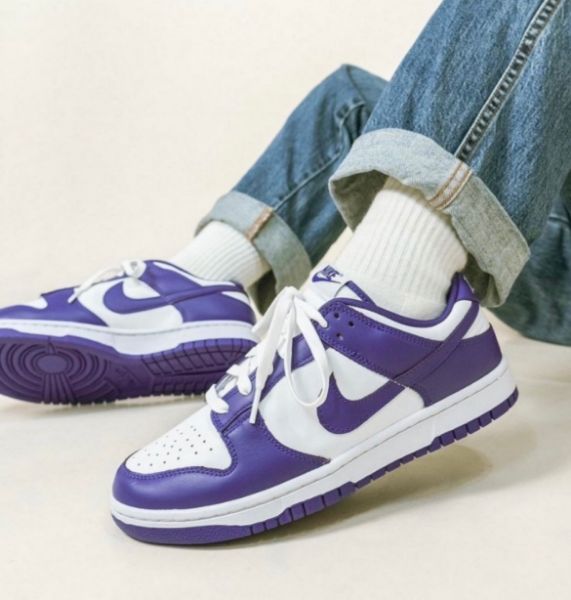 圖片 Nike Dunk 白紫 （DD1391-104）