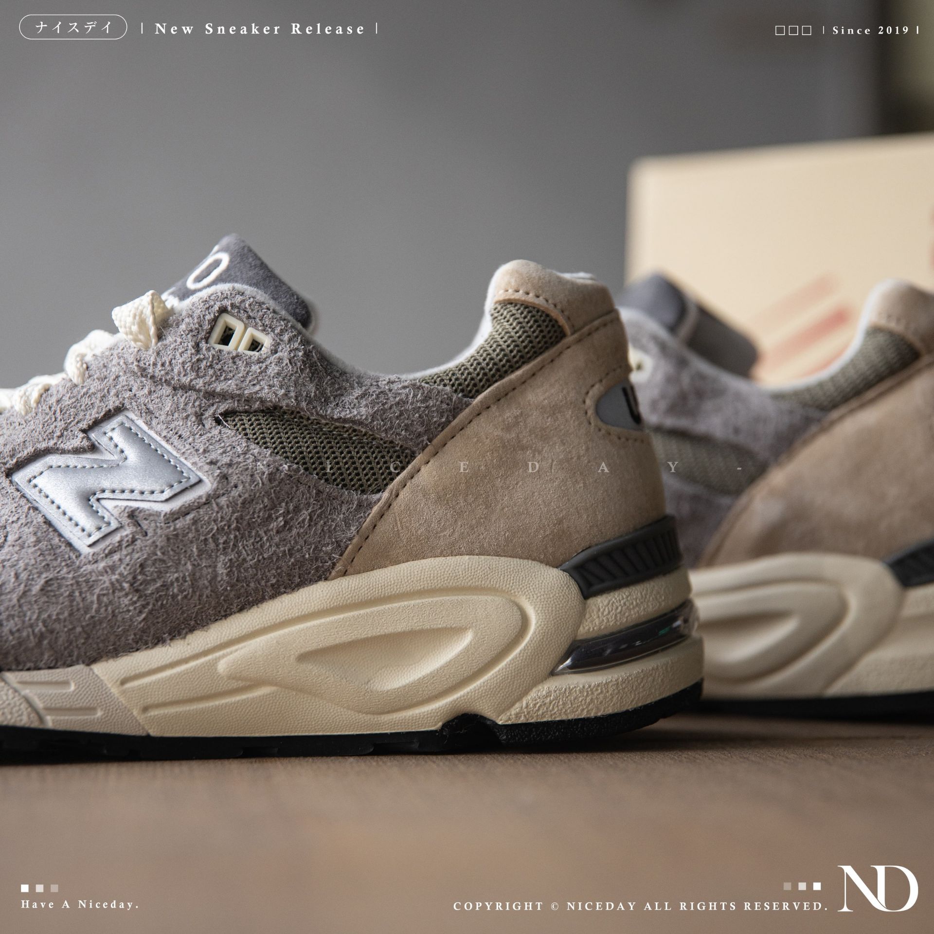 NICEDAY 代購TEDDY SANTIS X New Balance 990 v2 元祖灰男女尺寸