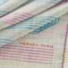 圖片 Hermes 拼色線條披巾