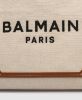 圖片 Balmain 巴爾曼 B-Army 42 帆布皮革托特包 棕色