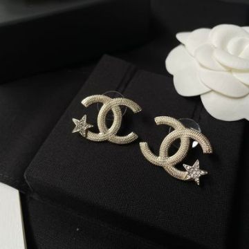 圖片 Chanel 23b 星星水鑽耳針