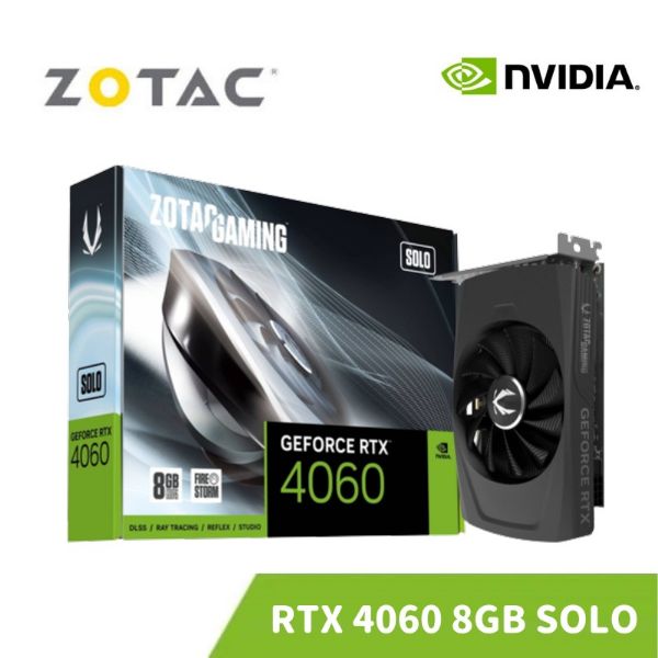 圖片 ZOTAC 索泰 GAMING GeForce RTX 4060 8GB SOLO 顯示卡