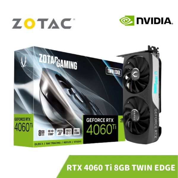 圖片 ZOTAC 索泰 GAMING GeForce RTX4060 Ti 8GB Twin Edge 顯示卡
