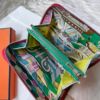 圖片 Hermes 90覆盆子絲巾短夾
