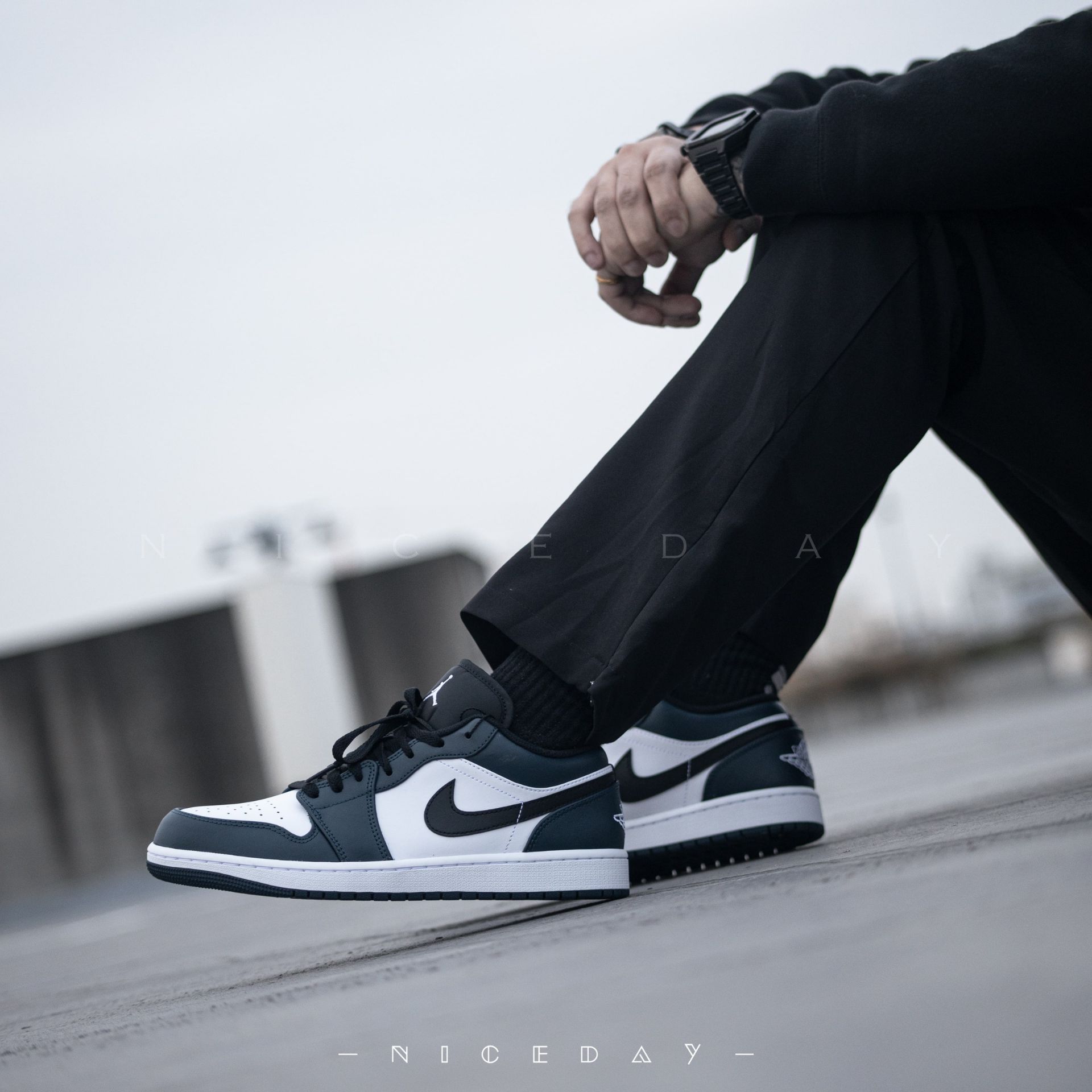 NiceDay 代購Air Jordan 1 Low Dark Teal 黑曜石553558-411-zingala商店