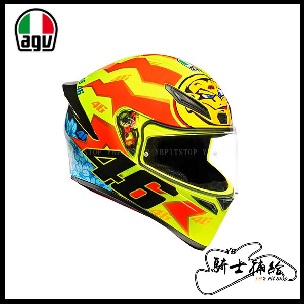 圖片 AGV K-1S ROSSI 2001 安全帽 入門 亞洲版 K1S 義大利 新款 實體門市